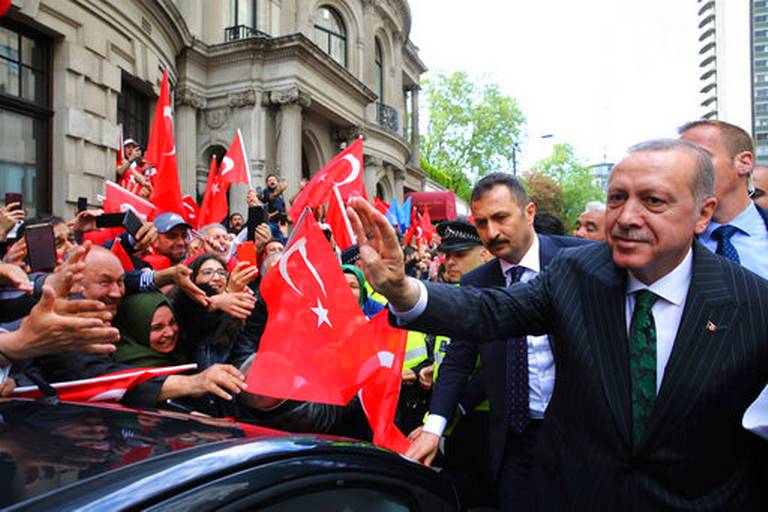 Эрдоган посетил Лондон